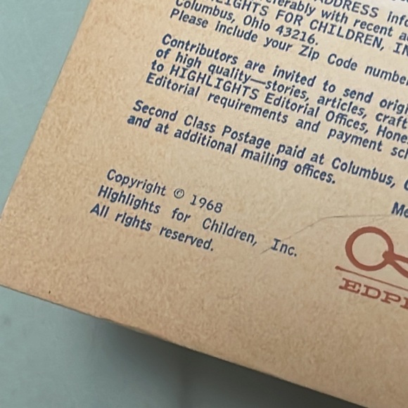 1968 Highlights vintage children’s activity book - Picture 6 of 16